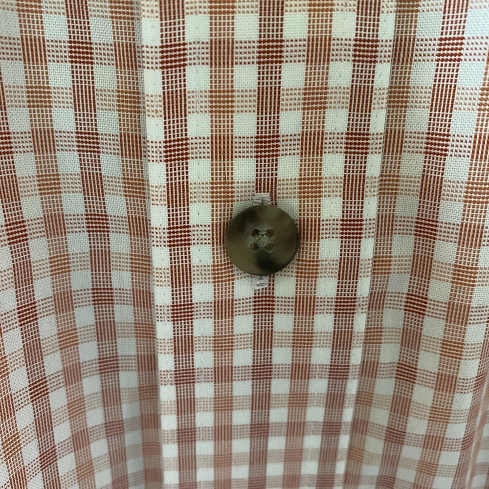 Cabela's Men's Short-Sleeved Button-Down Shirt Size 2XL White Red Plaid NWT - Picture 3 of 8